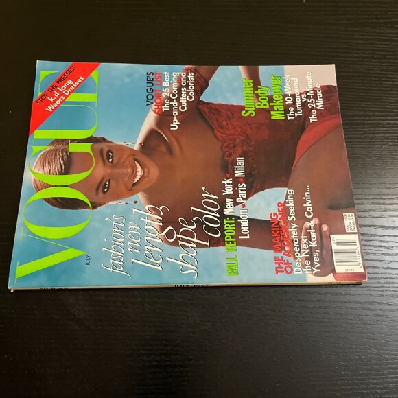 Vogue Magazine July 1997 Kiara Kubukuru Cover No Label - Picture 2 of 4